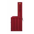 ACME Cargo Desk & Hutch in Red