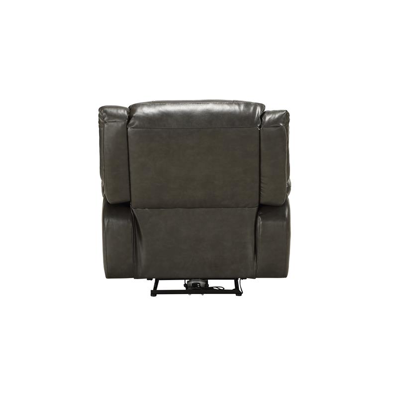 ACME Imogen Recliner (Power Motion) in Gray Leather-Aire