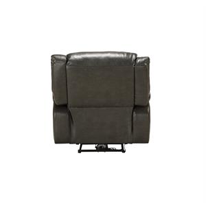 ACME Imogen Recliner (Power Motion) in Gray Leather-Aire