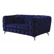 ACME Atronia Loveseat in Blue Fabric