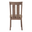 ACME Nathaniel Side Chair (Set-2) in Fabric & Maple