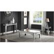 ACME Nowles Rectangular Mirrored Top End Table in Mirrored