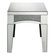 ACME Nowles Rectangular Mirrored Top End Table in Mirrored