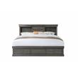 Acme Louis Philippe III - Queen Bed w/Storage in Dark Gray
