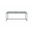 ACME Kersey 3-Piece Rectangular Wooden Coffee and End Table Set in Gray