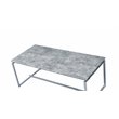 ACME Kersey 3-Piece Rectangular Wooden Coffee and End Table Set in Gray
