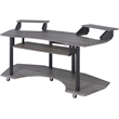 ACME Eleazar Wooden Music Recording Studio Desk in Black Oak