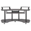 ACME Eleazar Wooden Music Recording Studio Desk in Black Oak