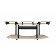 ACME Eleazar Wooden 4-Shelf Music Recording Studio Desk in Natural Oak