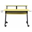 ACME Suitor Wooden Top Music Recording Studio Desk in Yellow and Black