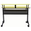 ACME Suitor Wooden Top Music Recording Studio Desk in Yellow and Black