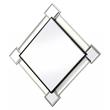 ACME Asbury Metal Frame Wall Accent Mirror in Mirrored and Chrome