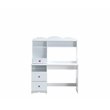 Meyer Twin/Full Bunk Bed with Storage Ladder and Drawers in White