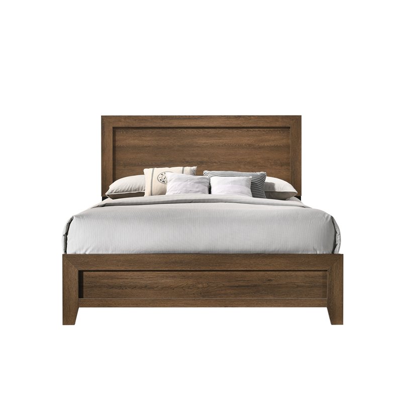 ACME Miquell Queen Bed - 28050Q - Oak Wood