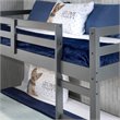 ACME Gaston Wooden Frame Loft Bed in Gray