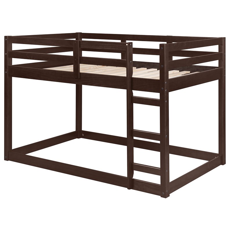 Acme Furniture Contemporary Wood Gaston Loft Bed in Espresso