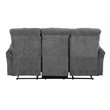 ACME Treyton Tufted Motion Reclining Sofa in Gray Chenille