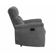 ACME Treyton Tufted Upholstered Motion Loveseat  in Gray Chenille