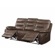 Aashi Sofa (Motion) in Brown Leather-Gel Match