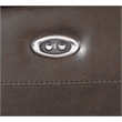 Aashi Recliner (Power Motion) in Brown Leather-Gel Match