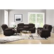 ACME Madden Chenille Motion Reclining Loveseat with Console in Brown