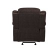 ACME Madden Chenille Upholstered Glide Recliner in Brown