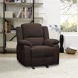 ACME Madden Chenille Upholstered Glide Recliner in Brown