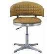 ACME Brancaster Adjustable Chair in Turmeric Top Grain Leather and Chrome