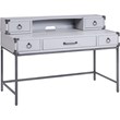 ACME Orchest 3-Drawer WoodenDesk Table in Gray