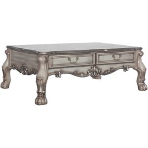 ACME Dresden Coffee Table in Vintage Bone White