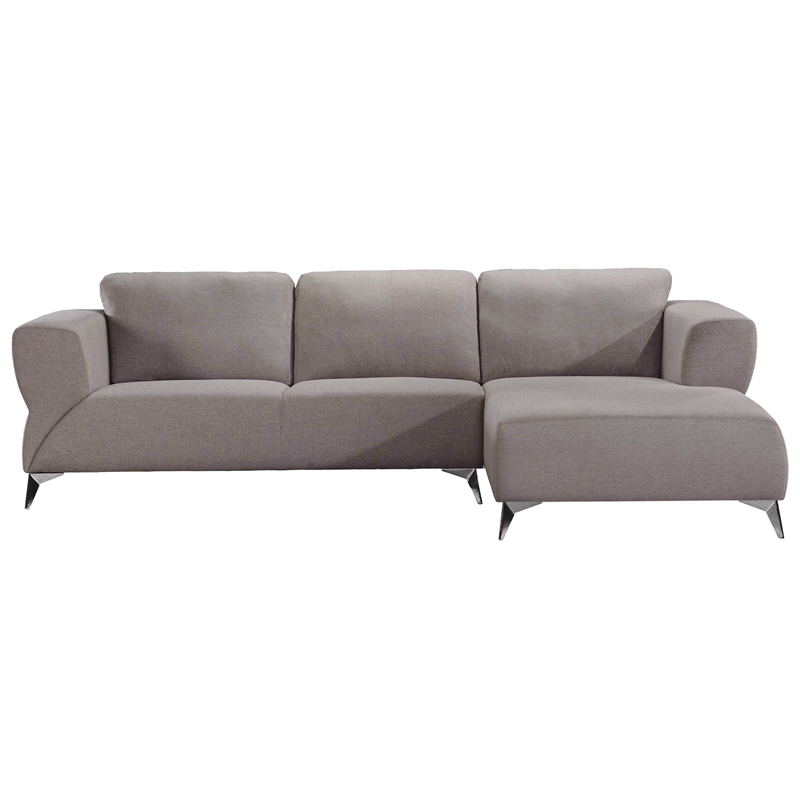 Acme Josiah Sectional Sofa in Sand Fabric