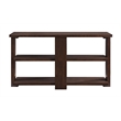 ACME Niamey 2-Shelf Wooden Living Room Console Table in Cherry