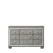 ACME Antares 9-Drawer Rectangular Wooden Dresser in Light Gray Oak