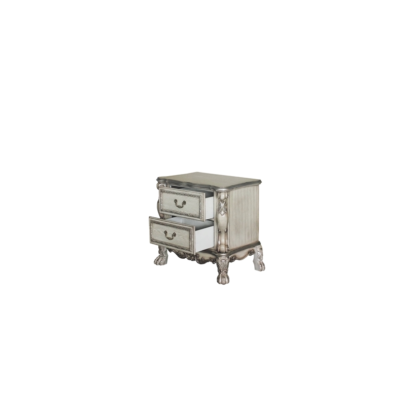 ACME Dresden Nightstand in Vintage Bone White