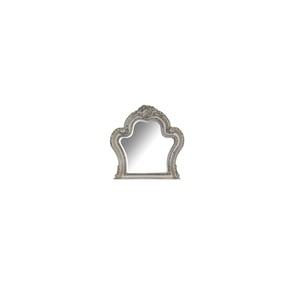 ACME Dresden Wooden Mirror in Vintage Bone White