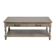 ACME Ariolo Rectangular Wooden Coffee Table in Antique White