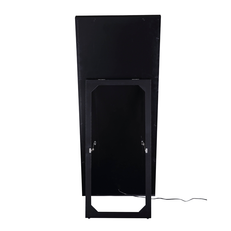 ACME Noralie Wall Mirror in Mirrored and Faux Diamonds