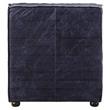 ACME Birdie Modular Armless Top Grain Leather Upholstery Chair in Vintage Blue