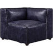 ACME Birdie Top Grain Leather Upholstery Modular Wedge in Vintage Blue