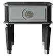 ACME House Beatrice Square Wooden End Table in Charcoal and Light Gray