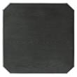 ACME House Beatrice Square Wooden End Table in Charcoal and Light Gray