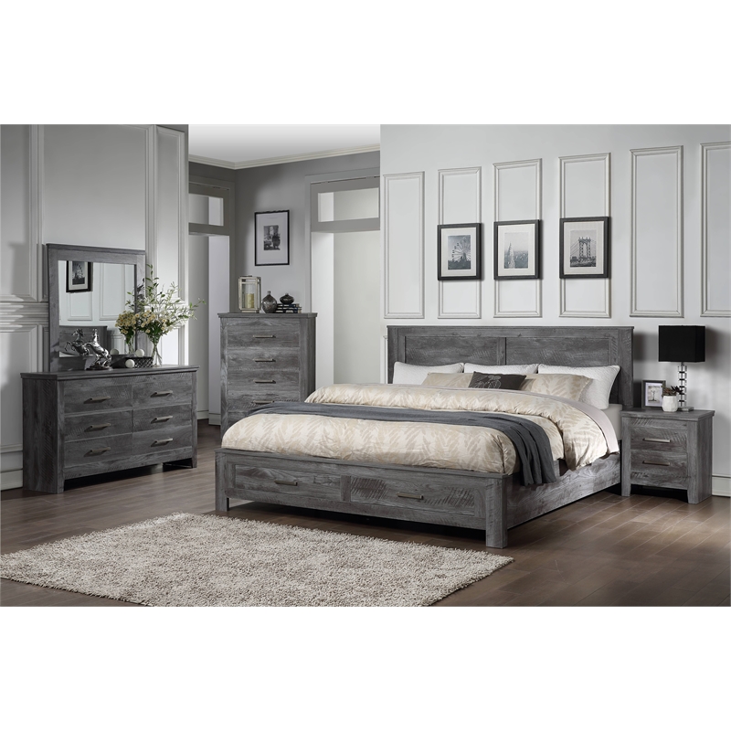 ACME Vidalia Chest in Rustic Gray Oak