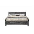 ACME Vidalia Queen Bed with Storage in Rustic Gray Oak