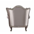 ACME Jayceon Fabric Tufted Chair with 1 Pillow in Champagne Beige