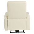 ACME Blane Tufted Leather Upholstered Power Motion Recliner in Beige