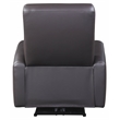 ACME Blane Tufted Leather Upholstered Power Motion Recliner in Brown