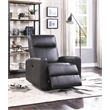 ACME Blane Tufted Leather Upholstered Power Motion Recliner in Brown