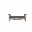 ACME Dresden Bench in Vintage Bone White & PU