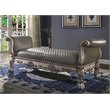ACME Dresden Bench in Vintage Bone White & PU