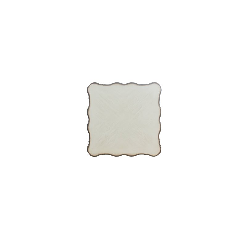 ACME Dresden End table in Vintage Bone White